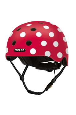 Casco De Bicicleta Melon Dotty White Matte