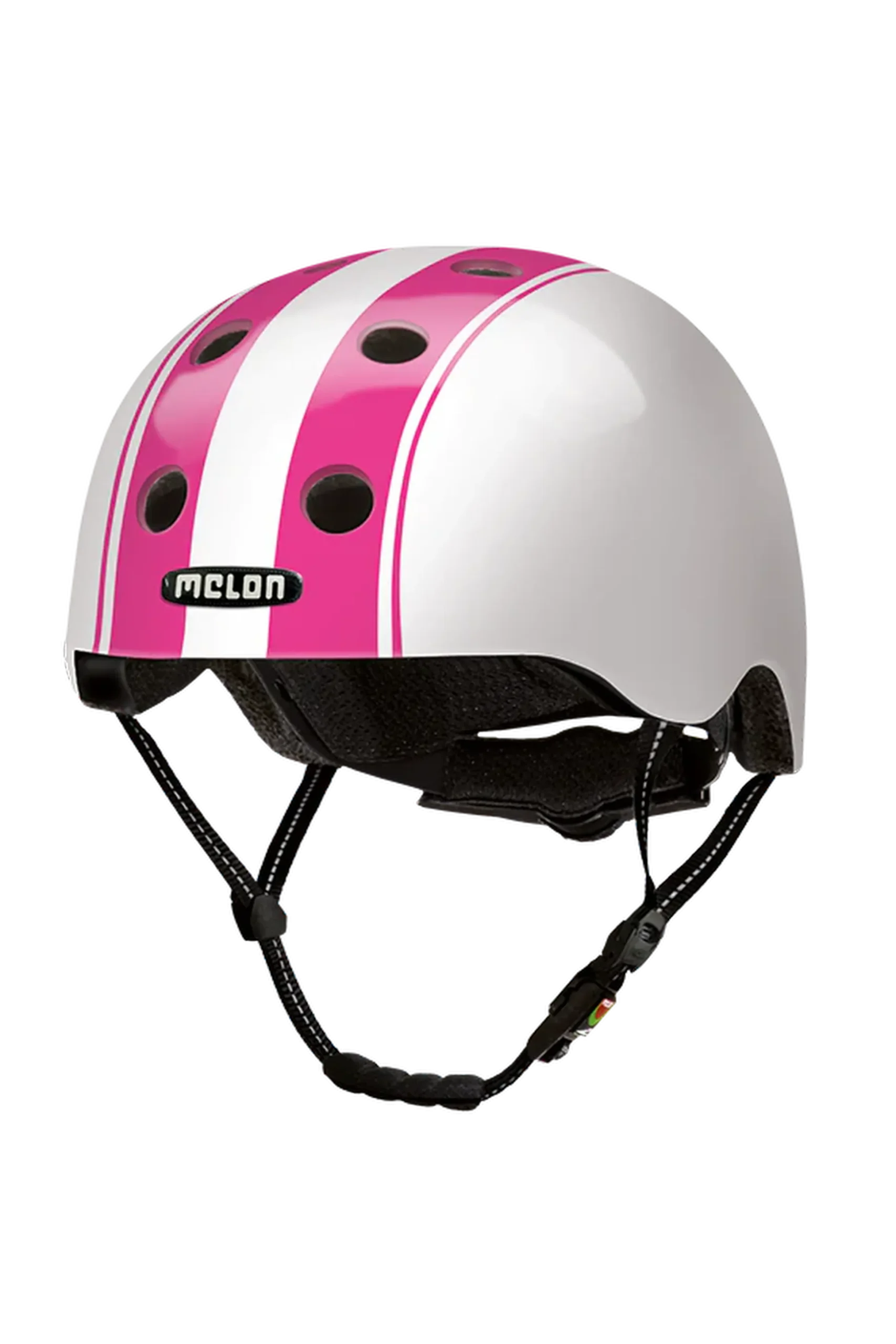Casco De Bicicleta Melon Double Pink White