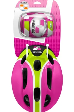 Casco Infantil Rodilleras Y Coderas Skids Control Talla 53-56 CM