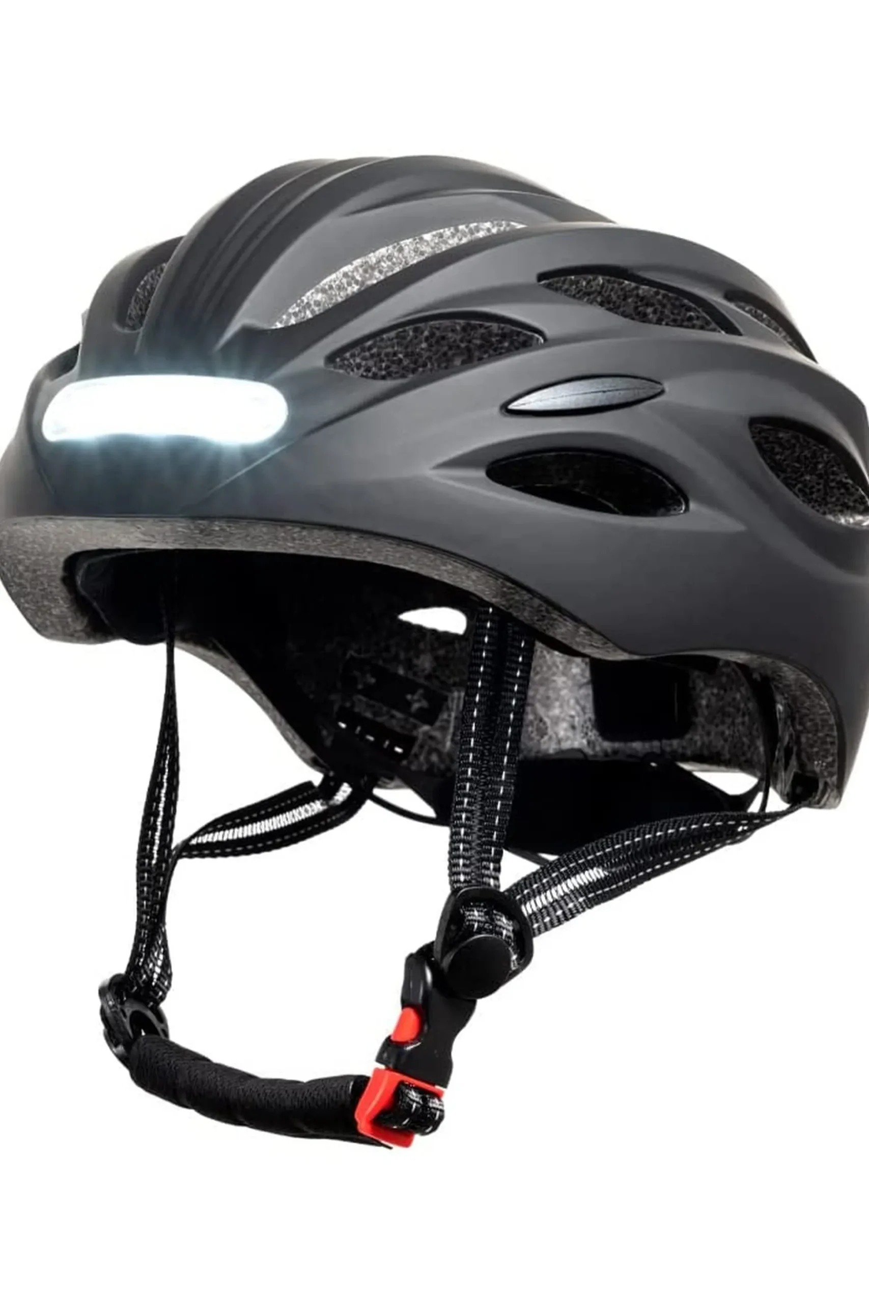 Casco Mtb Youin Con Luces Led Frontal Y Trasera, Con Batería Recargable Por Usb