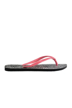 Chanclas Havaianas Slim Leopard Noir