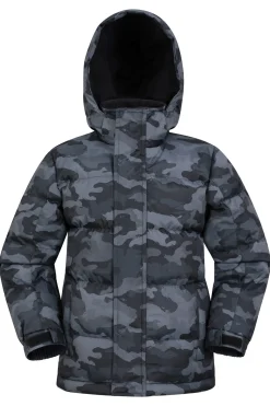 Chaqueta Acolchada Impreso De Resistente Al Agua / Mountain Warehouse Snow II (verde
