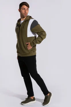 Chaqueta Con Capucha Joma Confort III Caqui