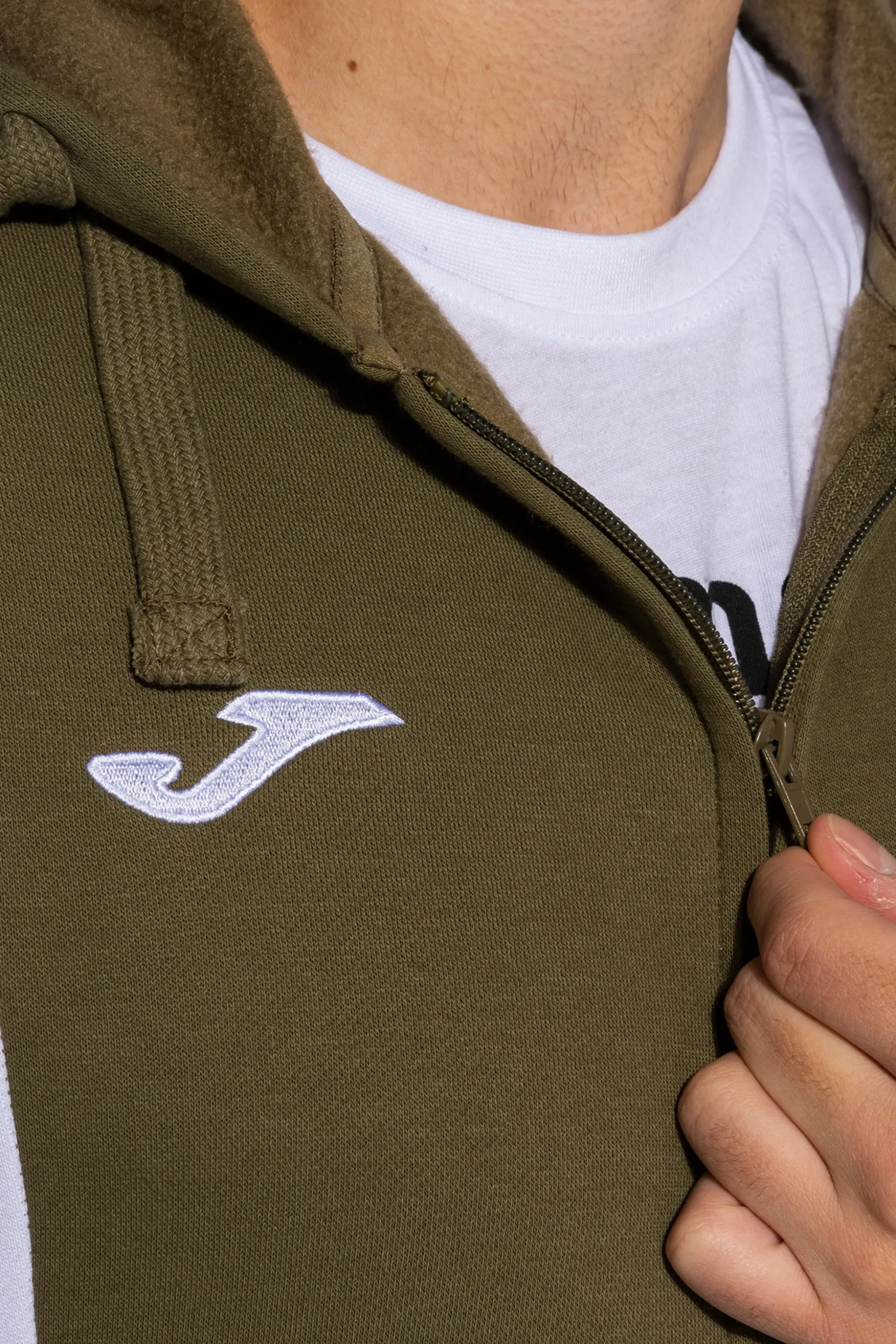 Chaqueta Con Capucha Joma Confort III Caqui