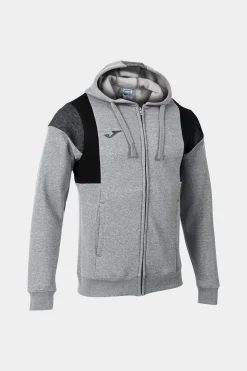 Chaqueta Con Capucha Joma Confort III Gris Melange