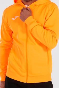 Chaqueta Con Capucha Joma Menfis Naranja Flúor