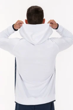 Chaqueta Con Capucha Joma Supernova Blanco Marino
