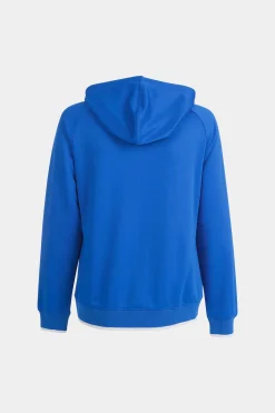 Chaqueta Con Capucha Joma Supernova III Royal Blanco
