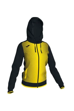 Chaqueta Con Capucha Joma Supernova Negro Amarillo