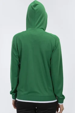Chaqueta Con Capucha Joma Supernova Verde Blanco