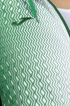 Chaqueta Con Capucha Joma Supernova Verde Blanco