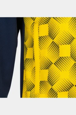 Chaqueta Con Capucha Joma Supernova III Marino Amarillo