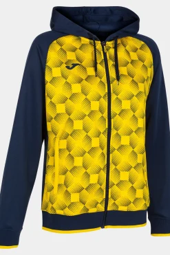 Chaqueta Con Capucha Joma Supernova III Marino Amarillo