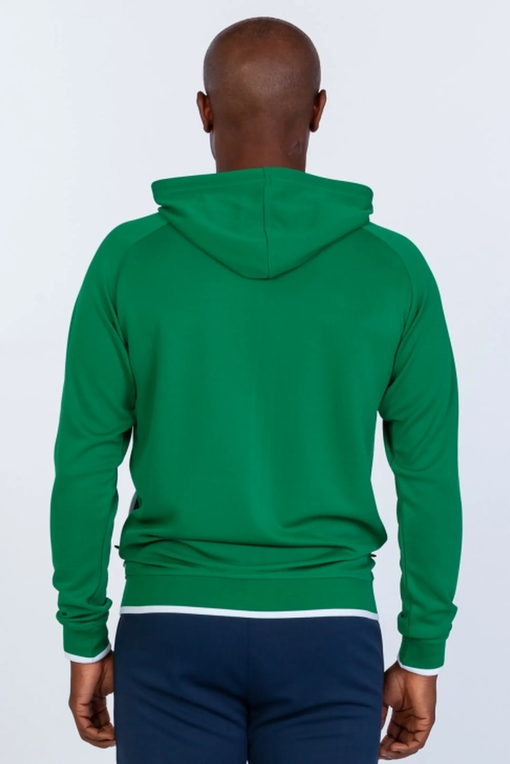 Chaqueta Con Capucha Joma Supernova Verde Blanco