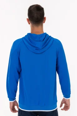 Chaqueta Con Capucha Joma Supernova Royal Blanco