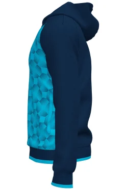 Chaqueta Con Capucha Joma Supernova III Marino Turquesa Flúor