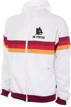 Chaqueta Cortaviento De Fútbol Retro Copa As Roma 1980's