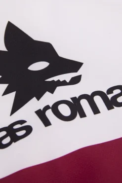 Chaqueta Cortaviento De Fútbol Retro Copa As Roma 1980's