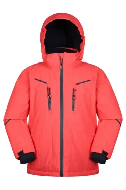 Chaqueta De Esquí De Impermeable / Mountain Warehouse Slalom Extreme (rojo Coral