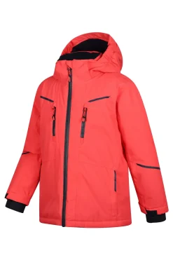 Chaqueta De Esquí De Impermeable / Mountain Warehouse Slalom Extreme (rojo Coral