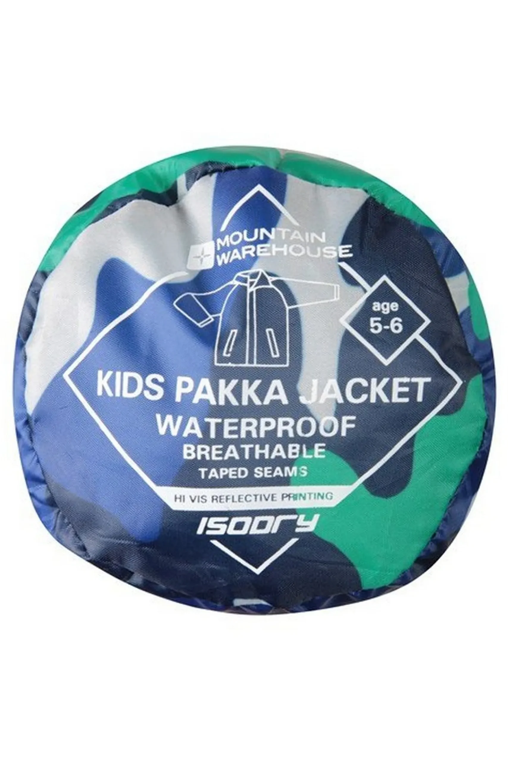 Chaqueta Impermeable Camuflaje / Mountain Warehouse Pakka