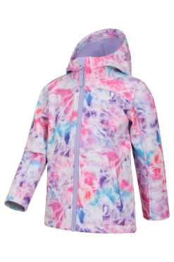 Chaqueta Softshell Estampada De Resistente Al Agua / Mountain Warehouse (rosa