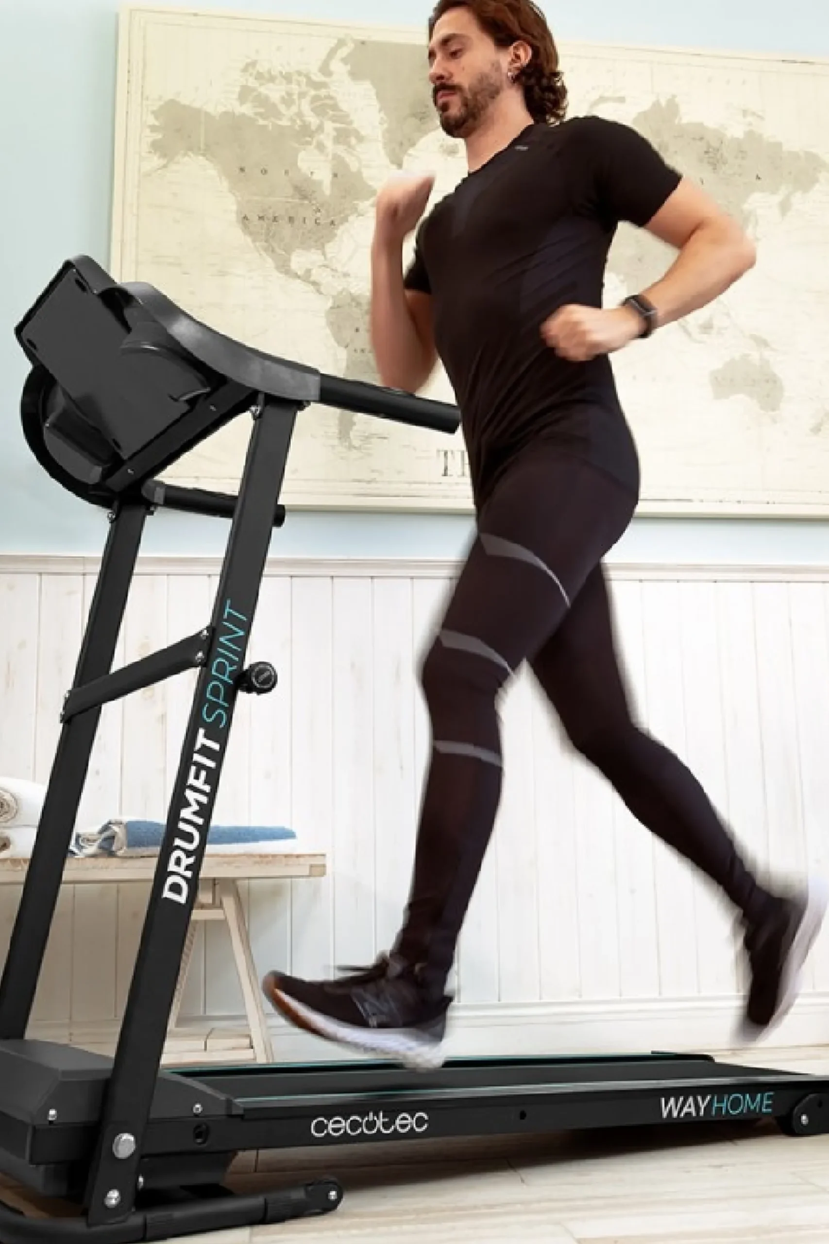 Cinta De Correr Plegable Cecotec Drumfit Wayhome 1700 Sprint