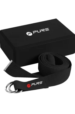 Conjunto De Correa Y Bloque De Yoga Pure2improve