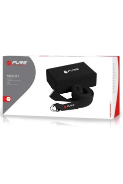 Conjunto De Correa Y Bloque De Yoga Pure2improve