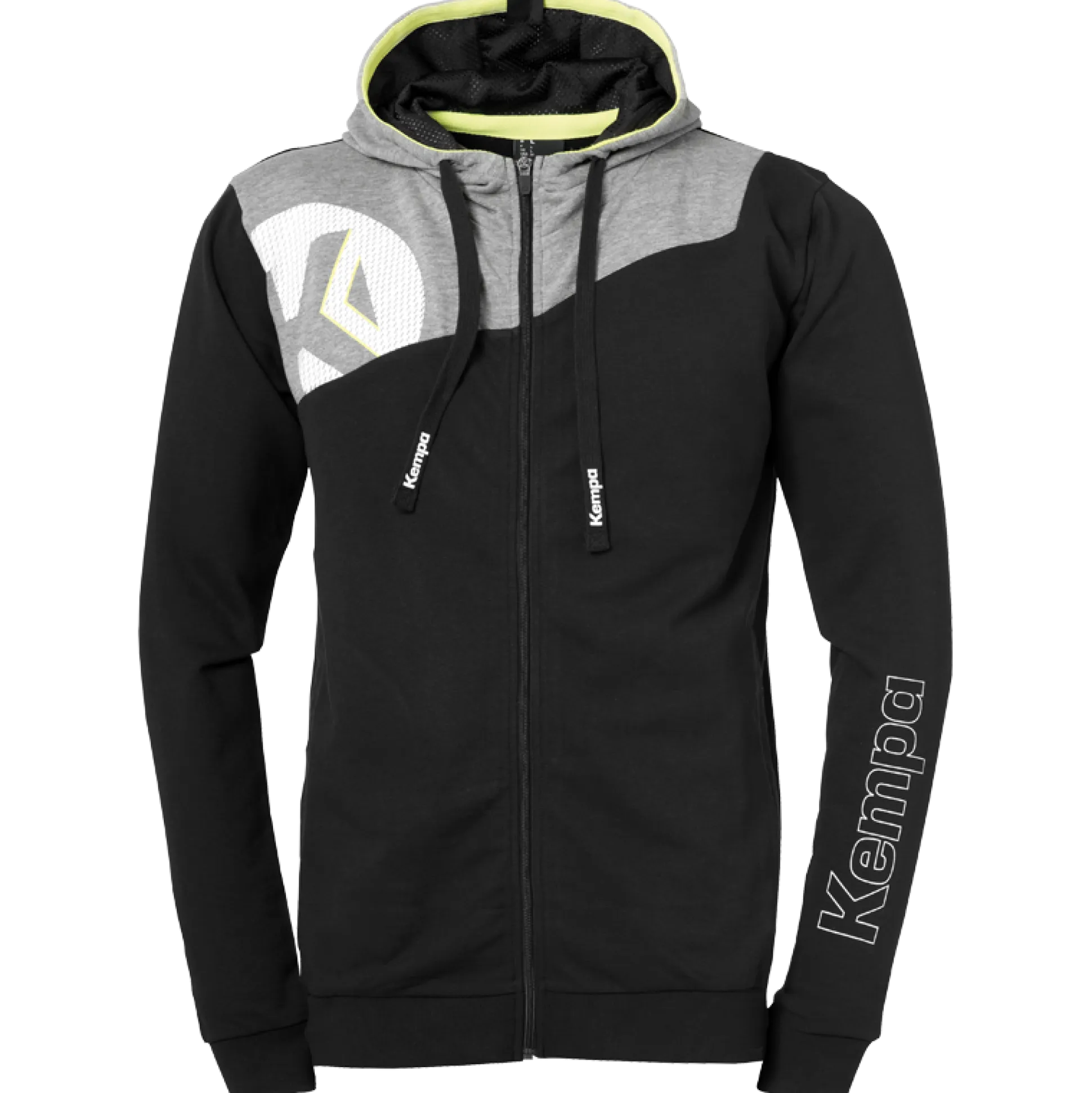 Core 2.0 Hood Jacket Negro/gris Oscuro Mezcla Kempa
