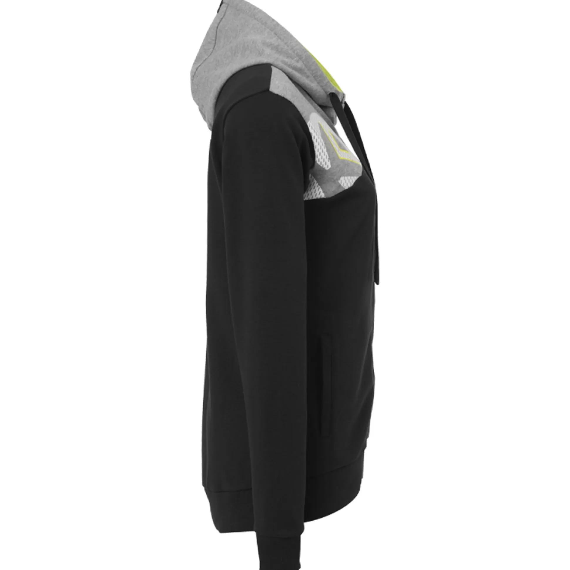 Core 2.0 Hood Jacket Women Negro/gris Oscuro Mezcla Kempa
