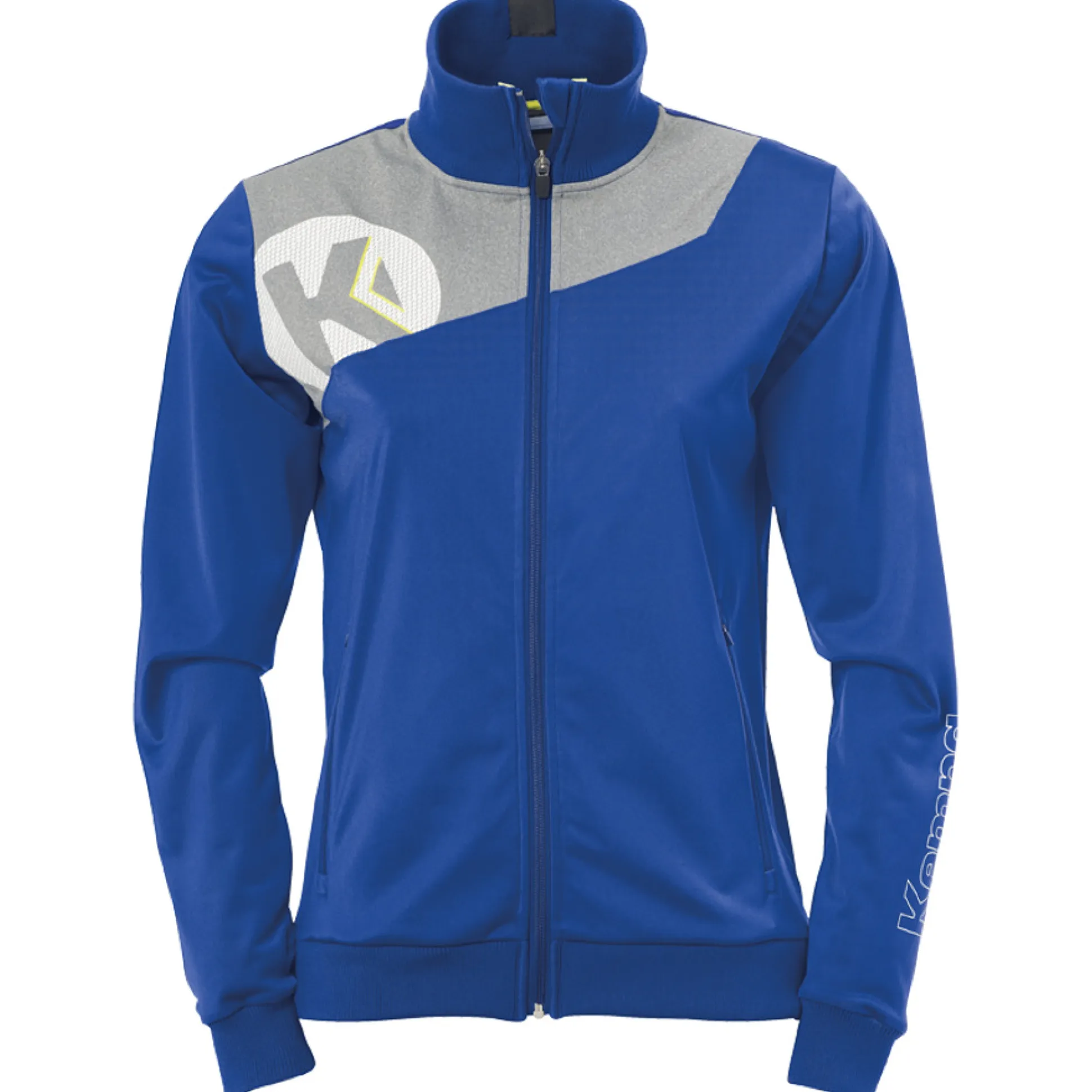 Core 2.0 Poly Jacket Women Azul Royal/gris Oscuro Me Kempa