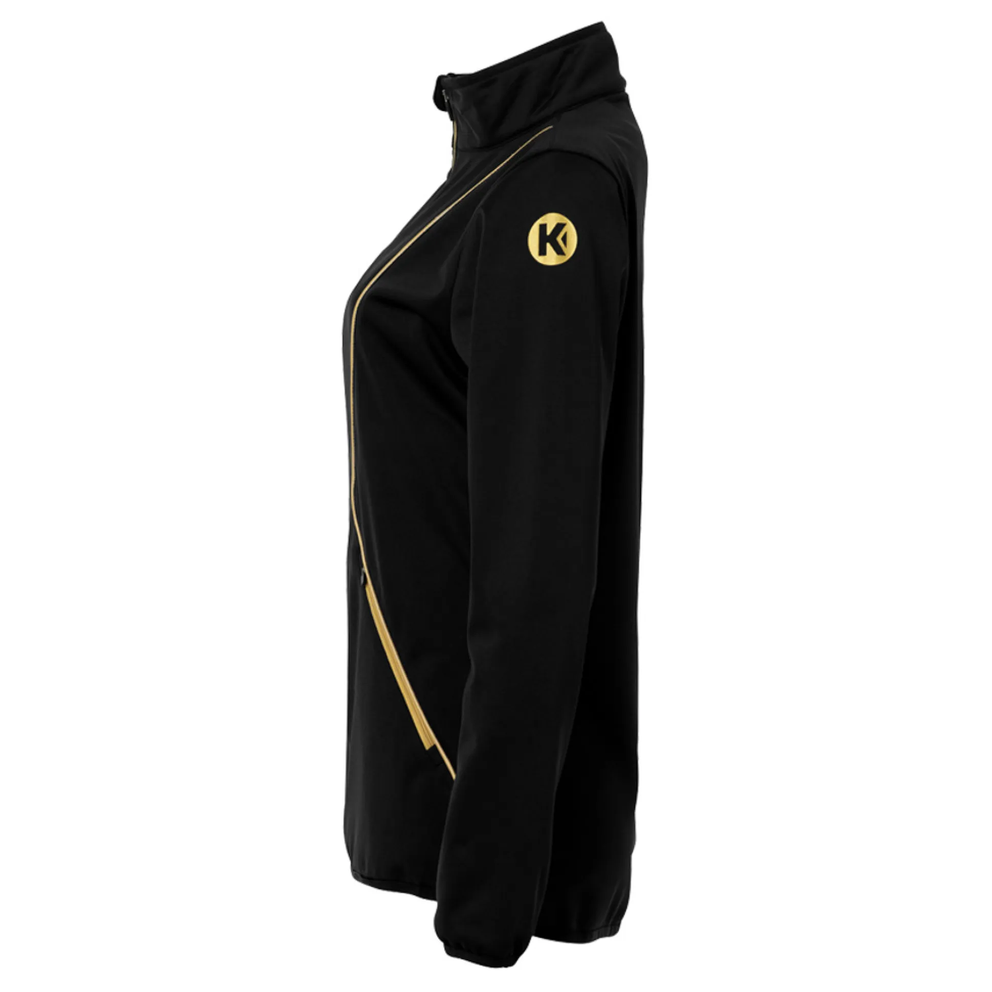 Curve Chaqueta Classic De Mujer Negro/dorado Kempa