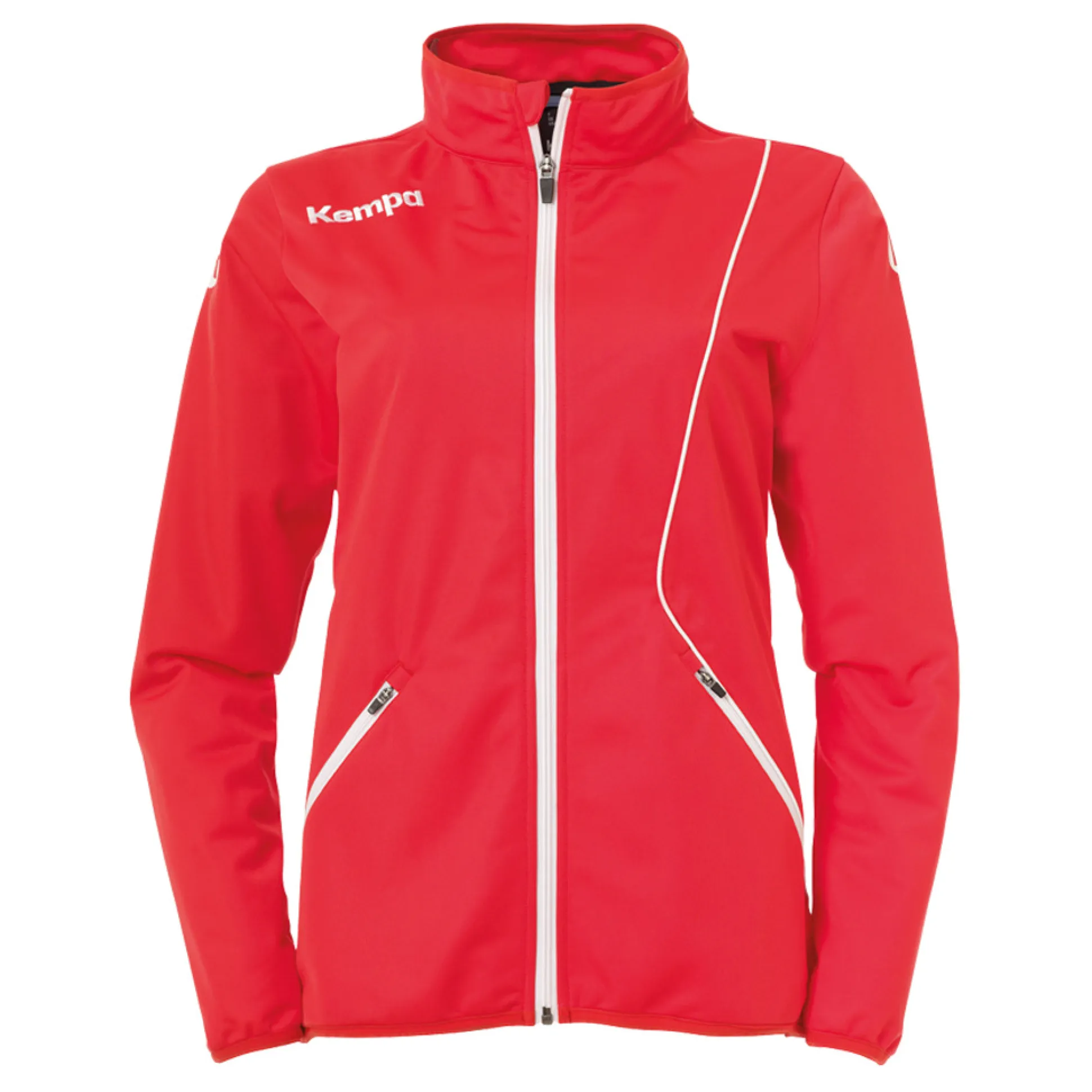 Curve Chaqueta Classic De Mujer Rojo/blanco Kempa