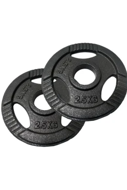 2 Discos Ozio Fitness 2,5 Kg 50 MM