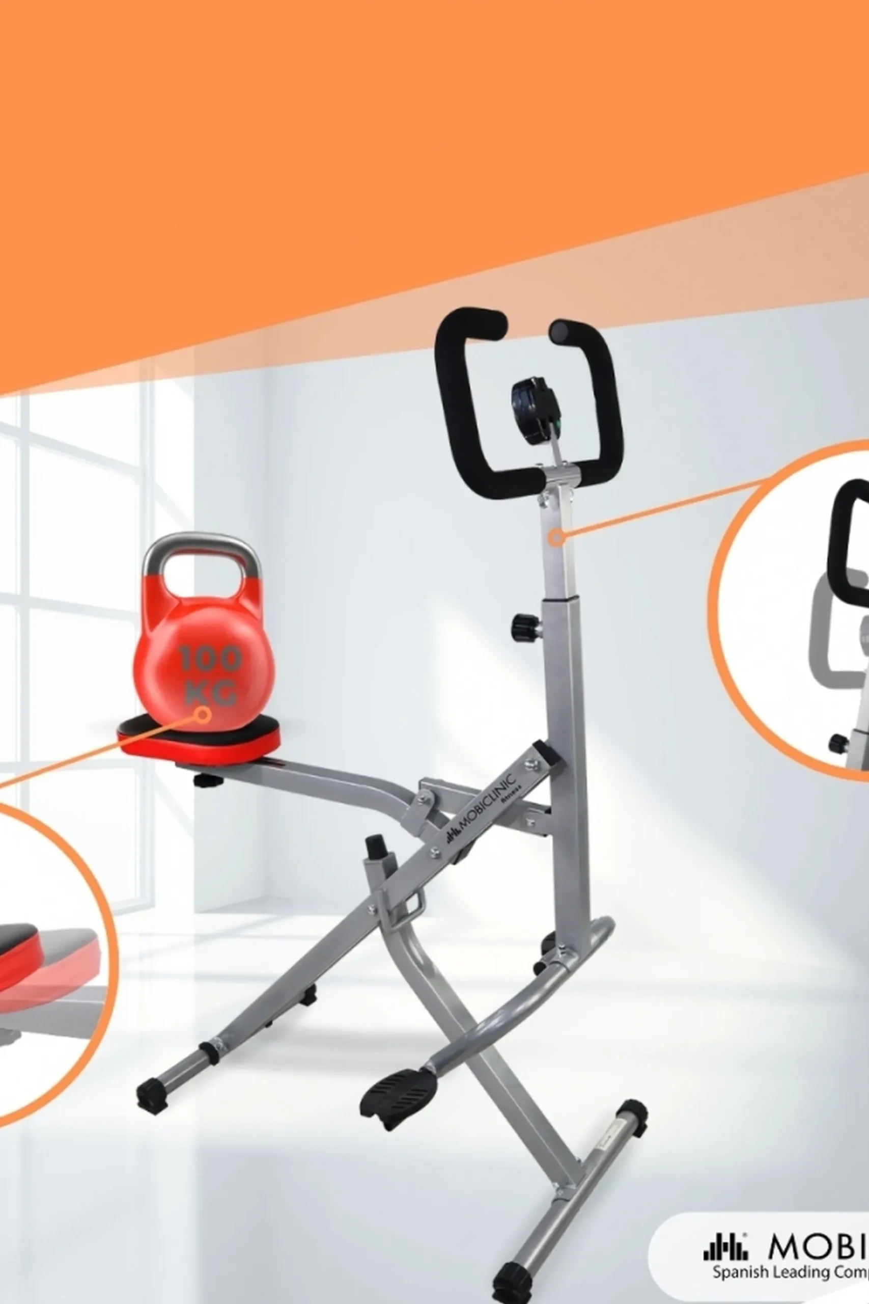 Equipo De Musculación Sentadillas Glúteos Mobiclinic Vitalfit Fitness