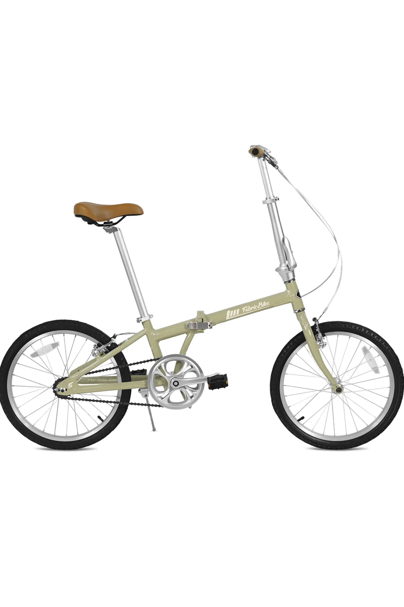 Fabricbike Folding - Bicicleta Plegable Aluminio 20" Beige