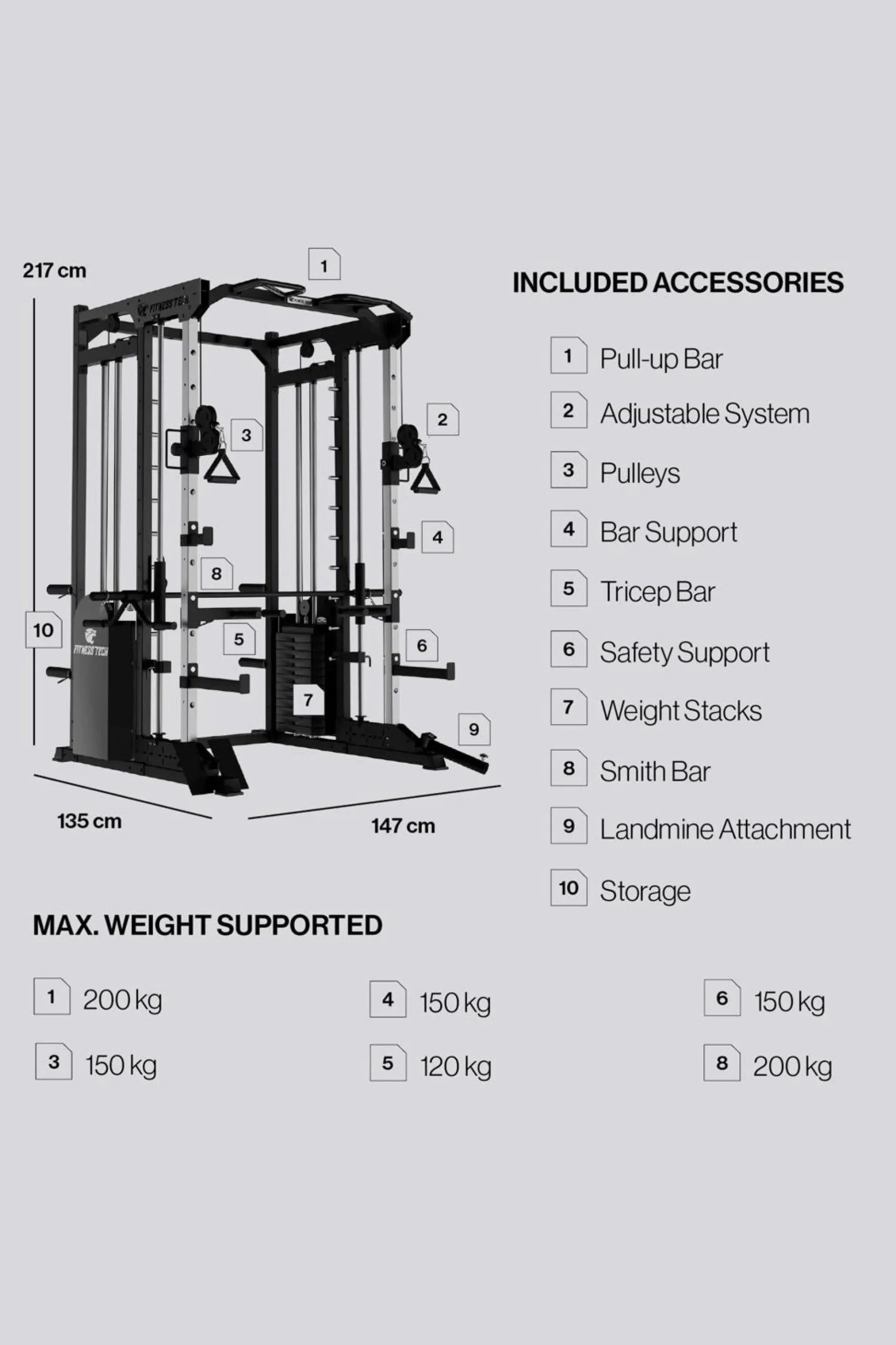Fitness Tech Smith S8000