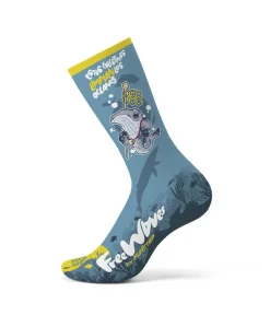 Funstep Calcetines Divertidos Azul Ballena.