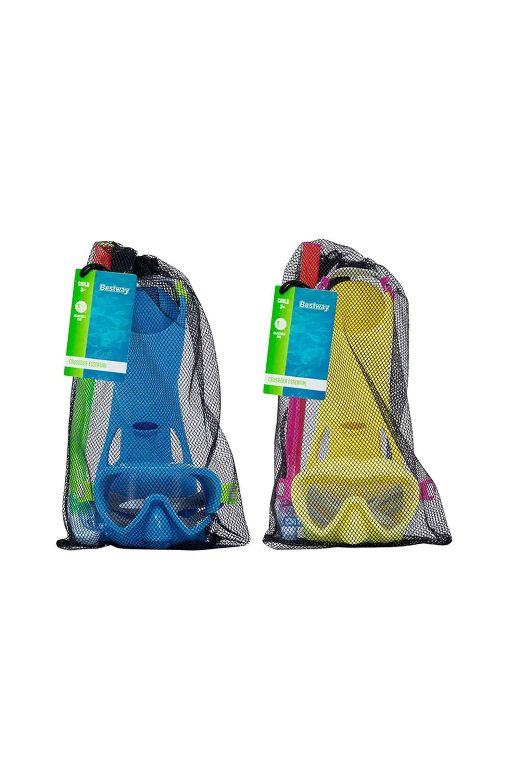 Gafas Buceo Con Tubo Y Aletas Bestway 24-27 (1 Unidad)