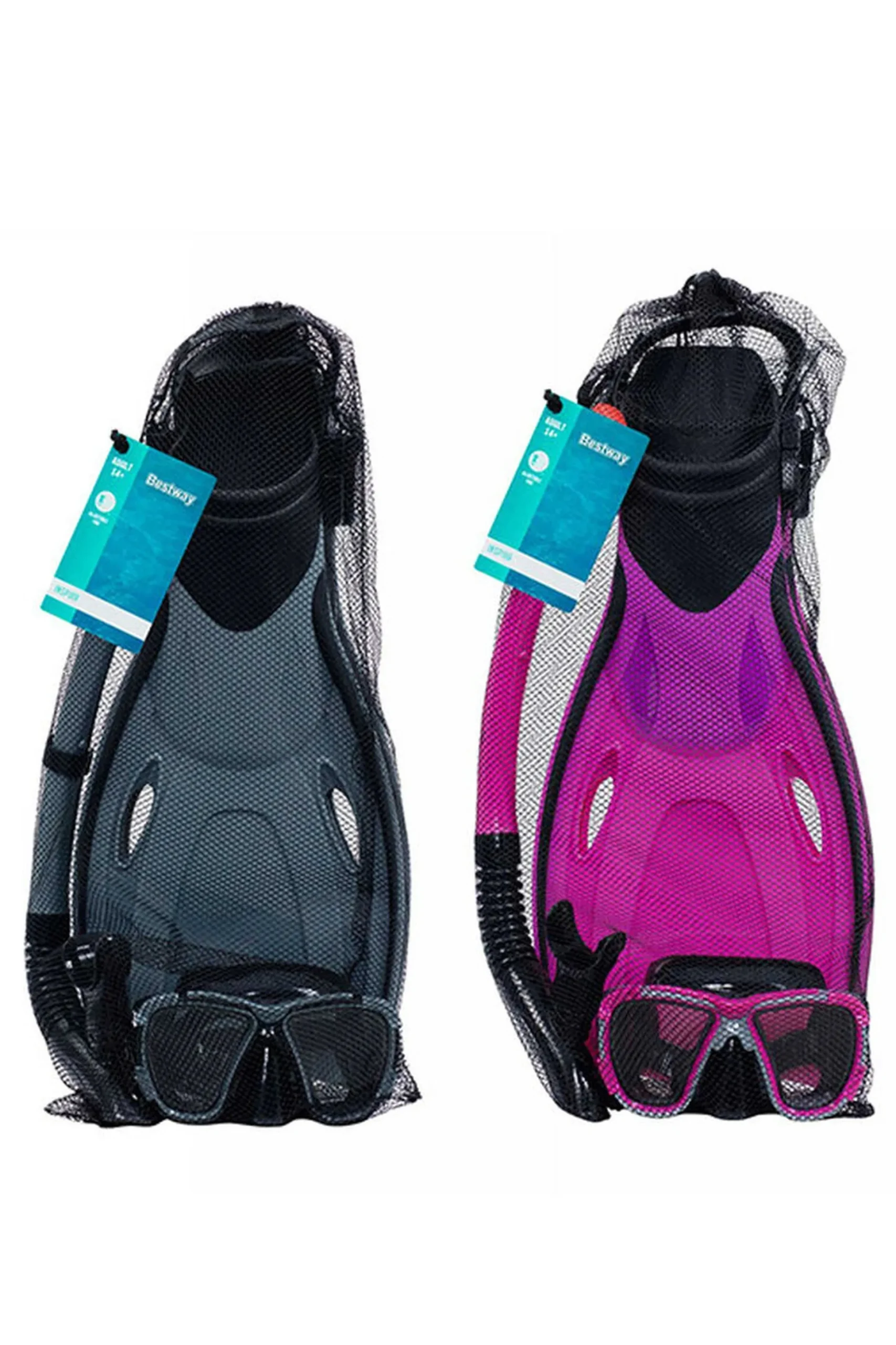 Gafas Buceo Con Tubo Y Aletas Bestway 43-48 (1 Unidad)
