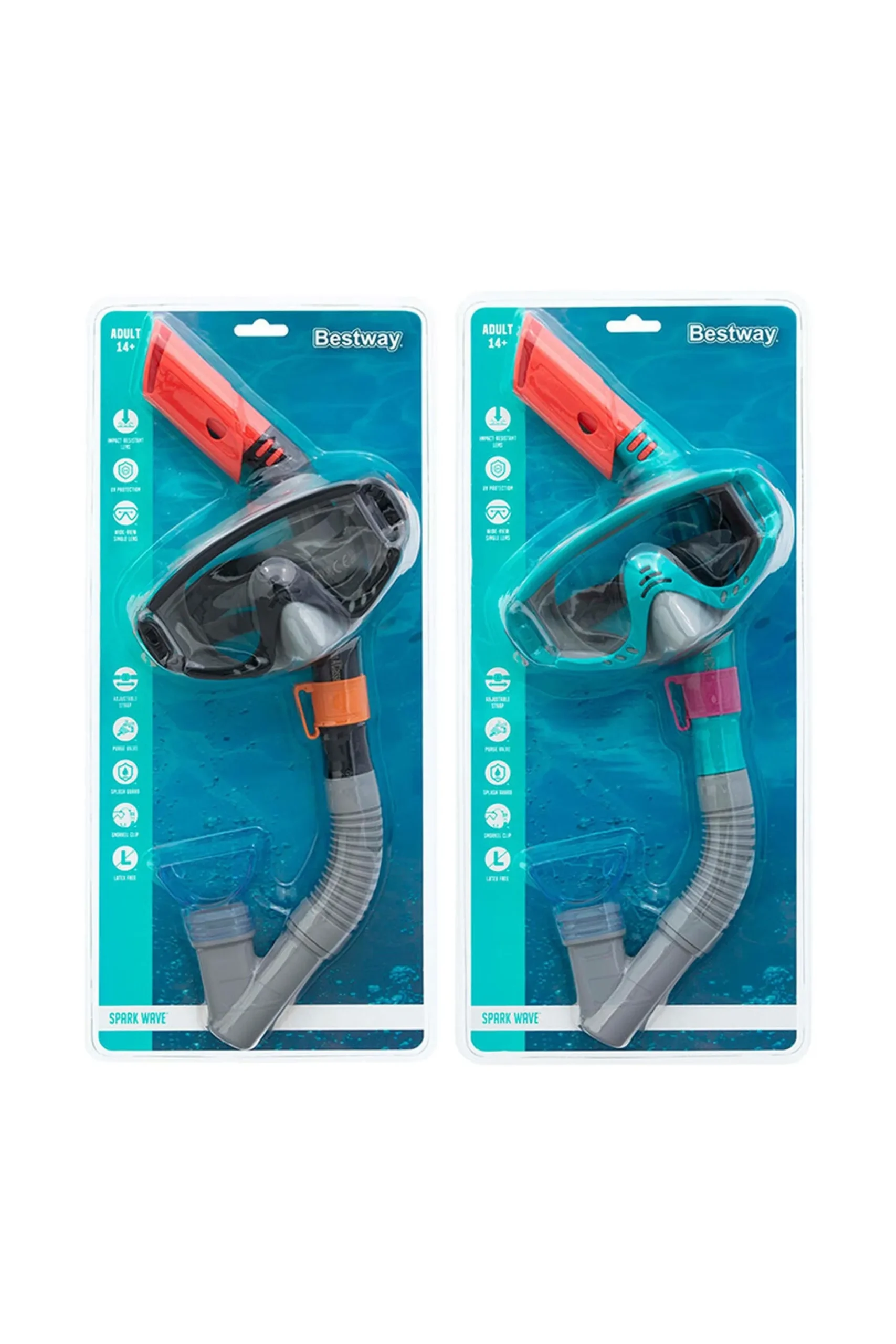 Gafas De Buceo Con Tubo Bestway Adulto (1 Unidad)