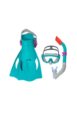 Gafas De Buceo Con Tubo Y Aletas Bestway 41-46 Adulto (1 Unidad)