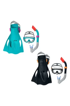 Gafas De Buceo Con Tubo Y Aletas Bestway 41-46 Adulto (1 Unidad)