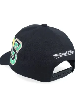 Gorra Mitchell & Ness Negra Celtics Hyper Type Pro Snapback