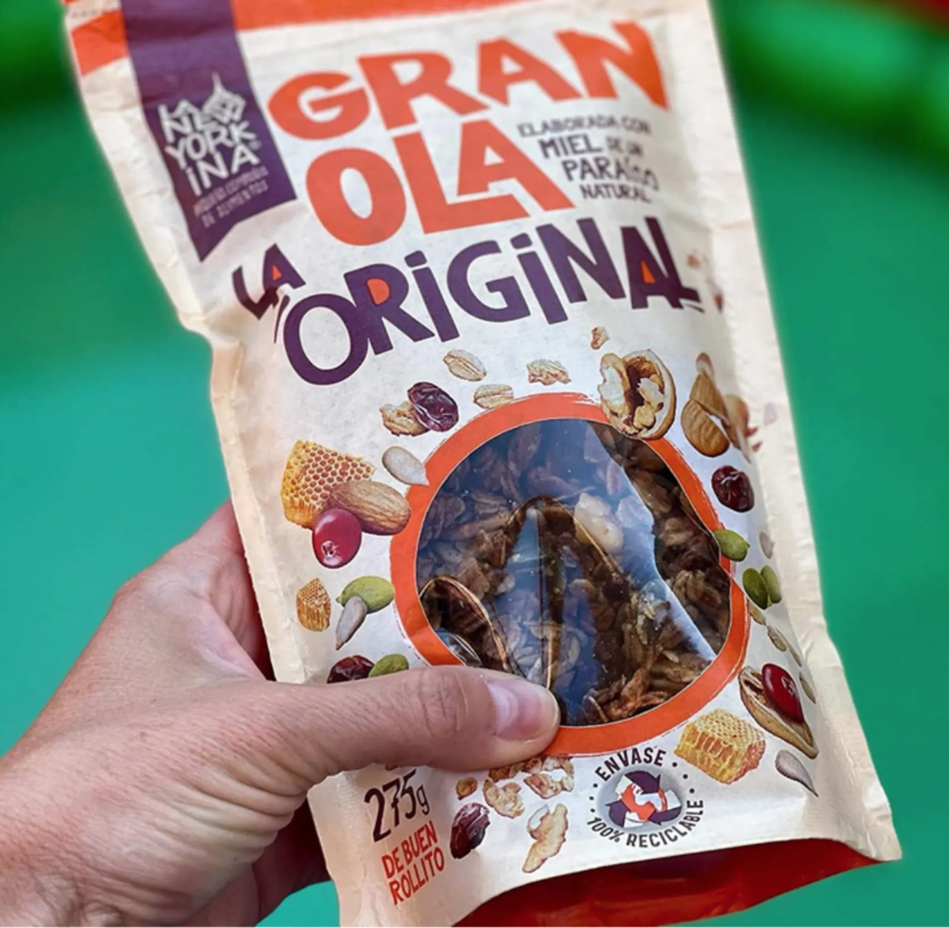 Granola Original La Newyorkina 275gr Miel