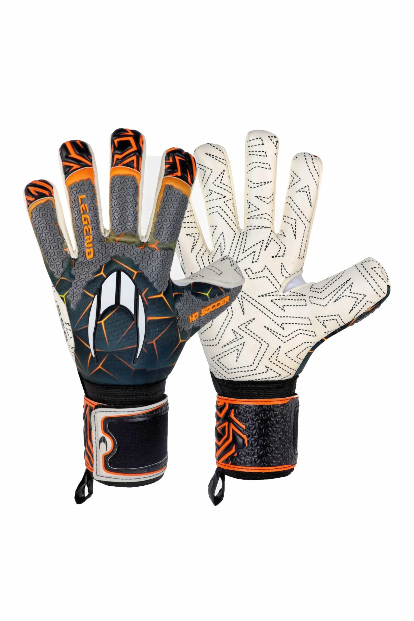 Guante De Portero Ho Soccer Infantil Ssg Legend III Ng Naranja Cell