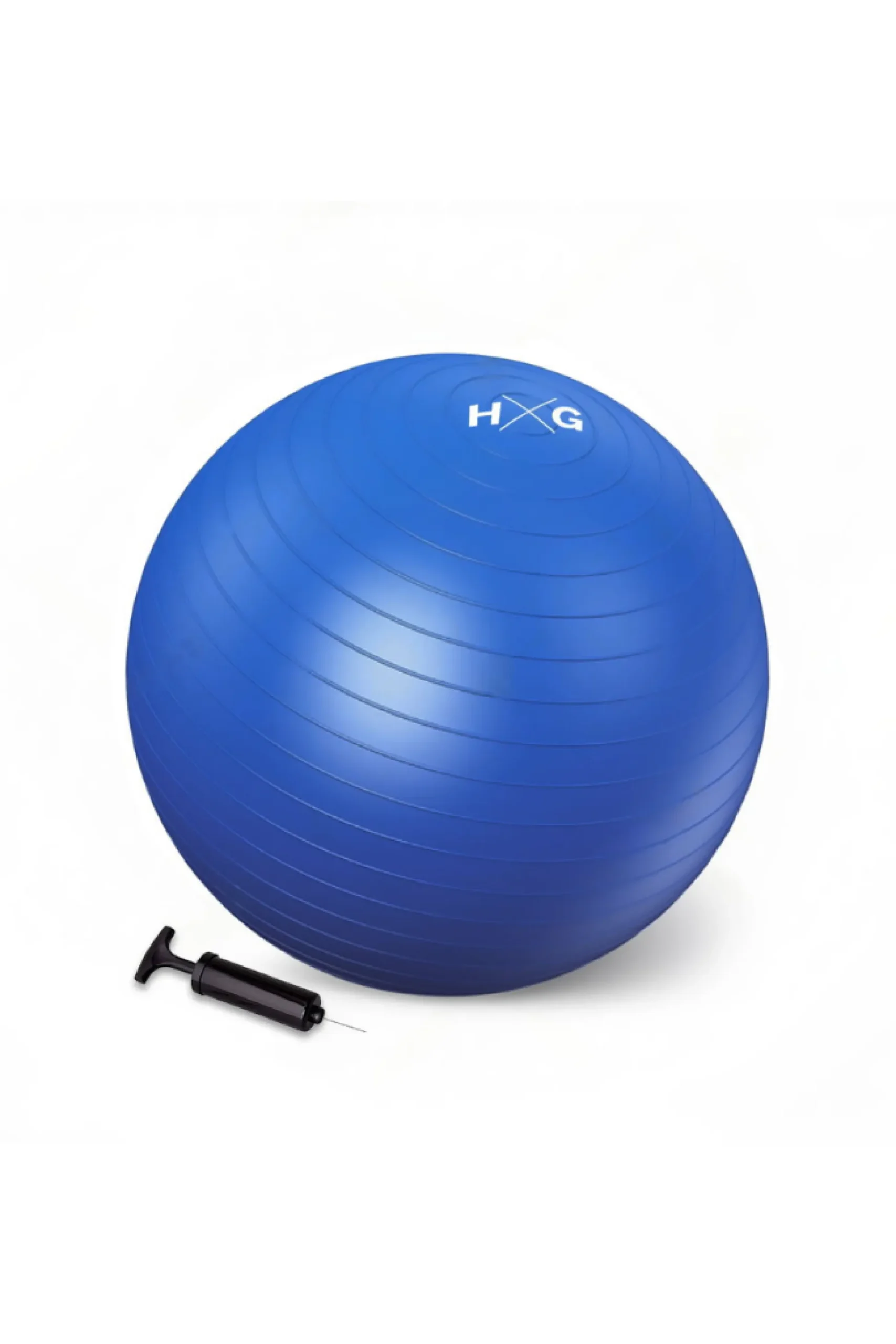 Hxg Fitball 65 CM Azul Con Inflador