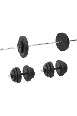 Juego De Barras Y Mancuernas Vidaxl 60 Kg 2.5x140 CM