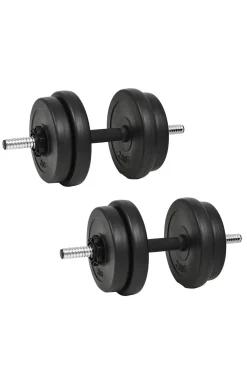 Juego De Mancuernas 14 Piezas 20 Kg Vidaxl